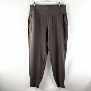 Athleta Venice Jogger Sz Large Tall Mushroom Brown Comfy Athleisure Travel Yoga
